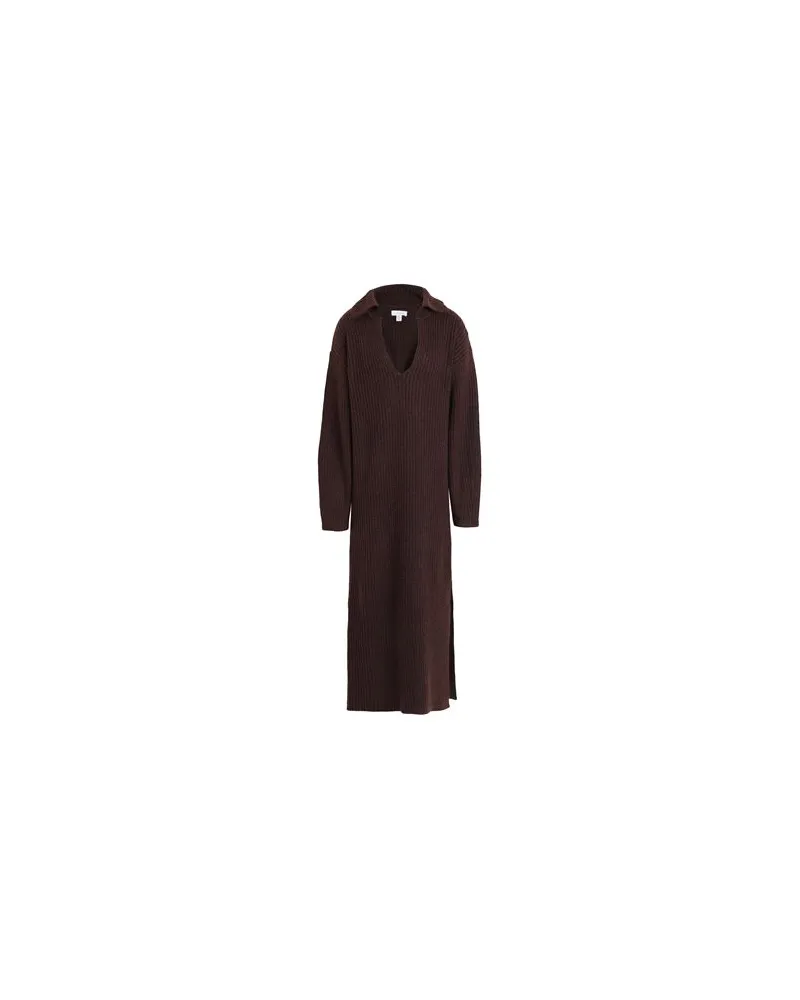 Topshop KLEIDER - Maxi-Kleiderauf YOOX.COM Schokobraun