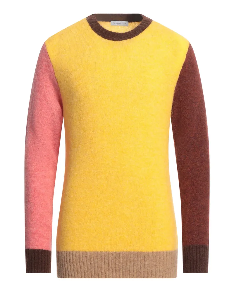 Manuel Ritz Pullover Gelb