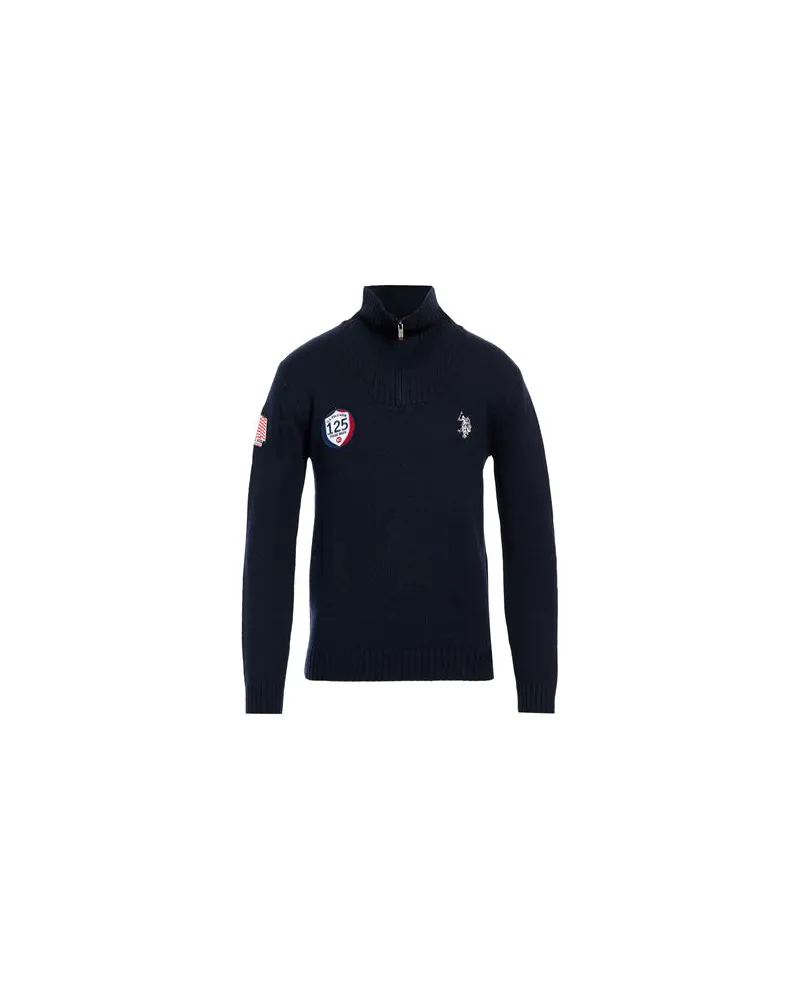 U.S. Polo Assn.  STRICKWAREN - Rollkragenpulloverauf YOOX.COM Marineblau