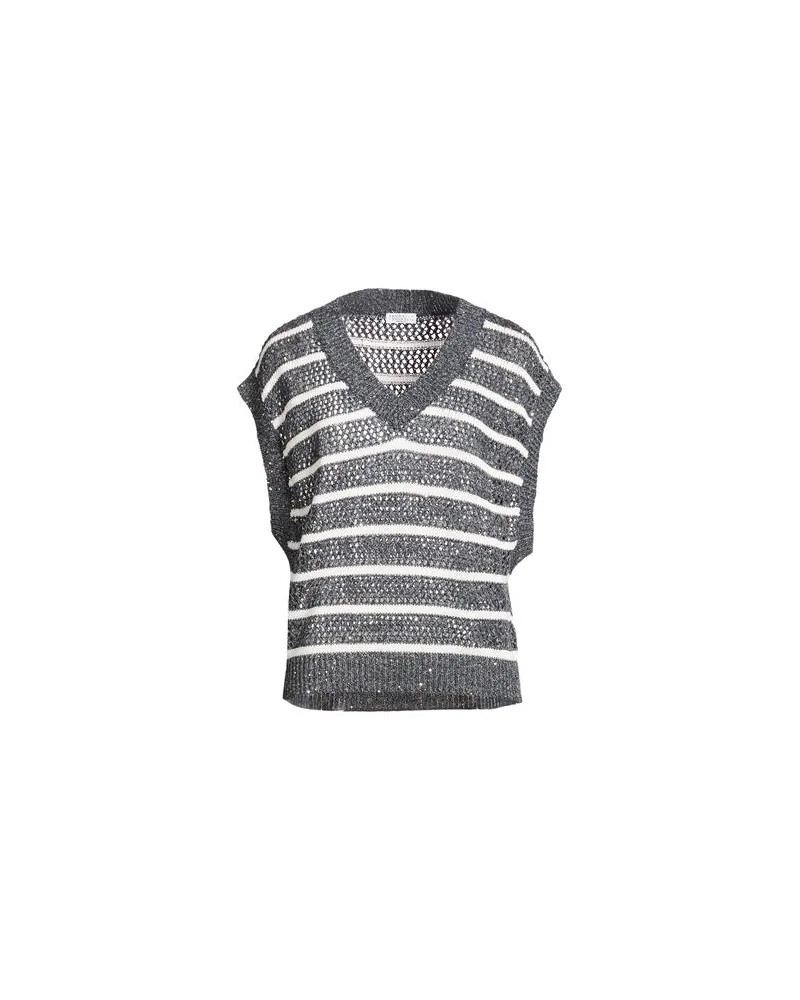 Brunello Cucinelli STRICKWAREN - Pulloverauf YOOX.COM Blau