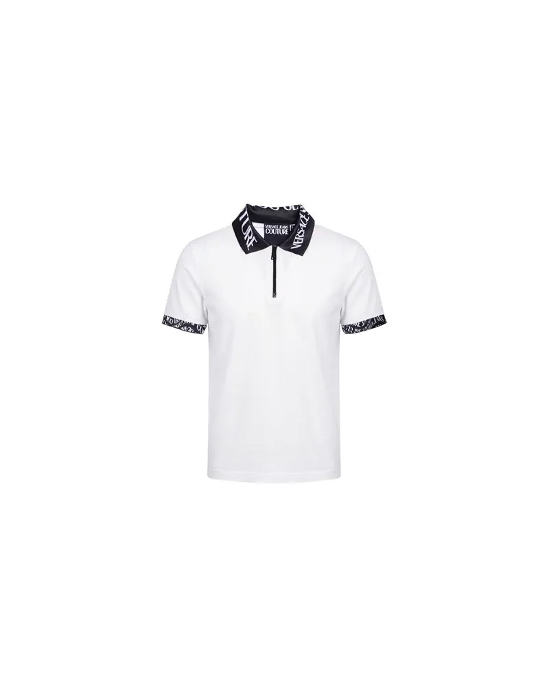 Versace Jeans TOPS - Poloshirtsauf YOOX.COM Weiß