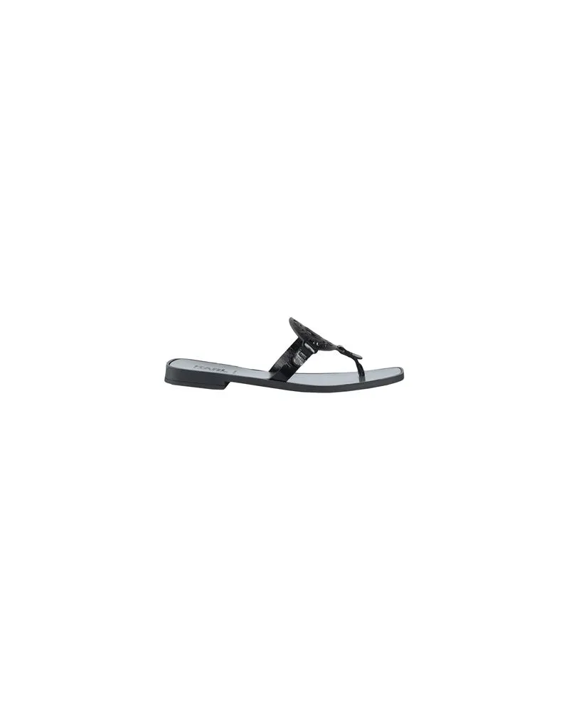 Karl Lagerfeld SKOOT RING LOGO TOE POST  - SCHUHE - Zehentrennerauf YOOX.COM Schwarz