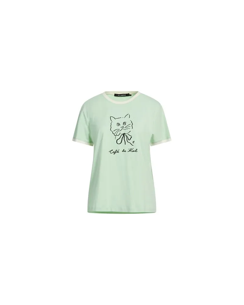 Karl Lagerfeld TOPS - T-shirtsauf YOOX.COM Säuregrün