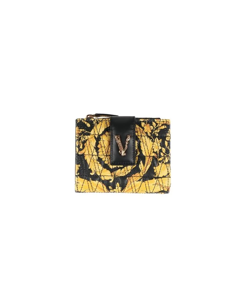 Versace Kleinlederwaren - Brieftaschenauf YOOX.COM Gelb