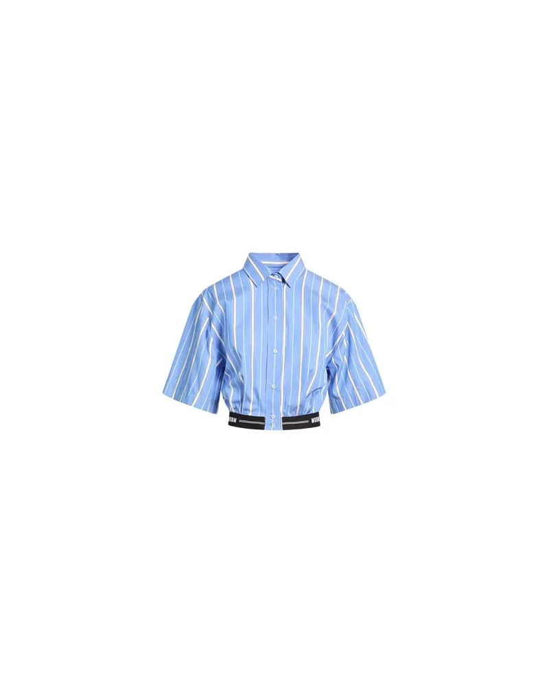 MSGM TOPS - Hemdenauf YOOX.COM Azurblau