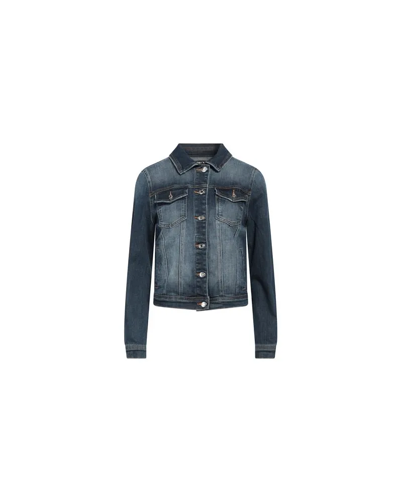MET  JACKEN & MÄNTEL - Jeansjacken/Mäntelauf YOOX.COM Blau