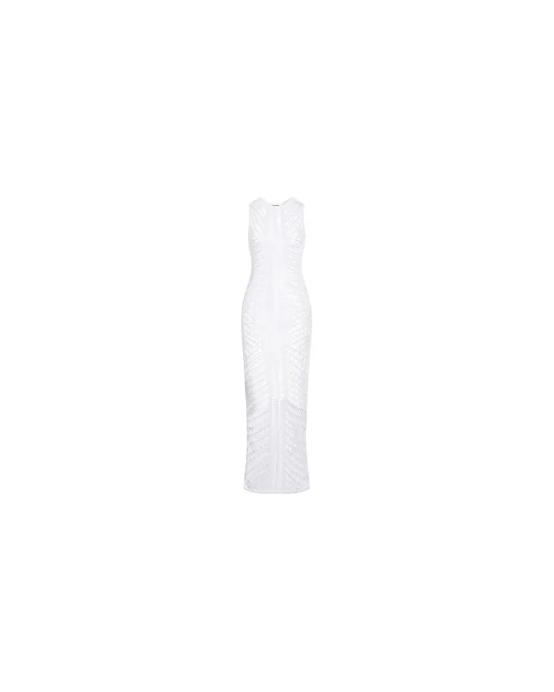 MOEVA KLEIDER - Maxi-Kleiderauf YOOX.COM Weiß