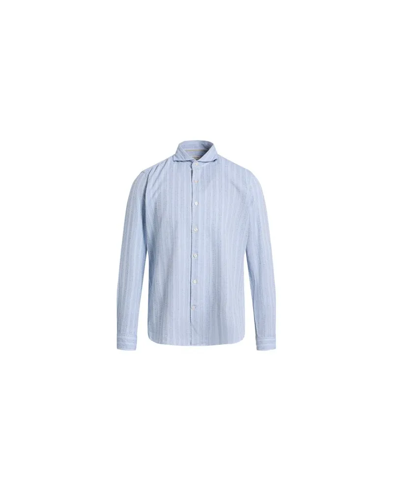 Tintoria Mattei ALBIATE 1830 EXCLUSIVELY FOR - TOPS - Hemdenauf YOOX.COM Blau