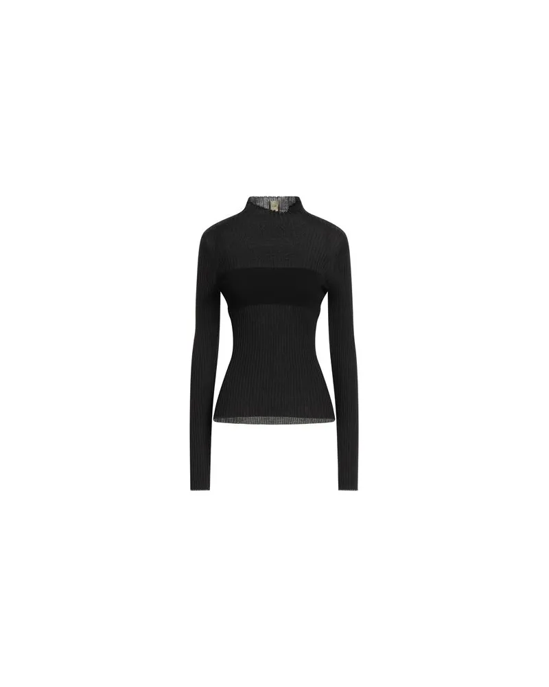 Pinko STRICKWAREN - Rollkragenpulloverauf YOOX.COM Schwarz