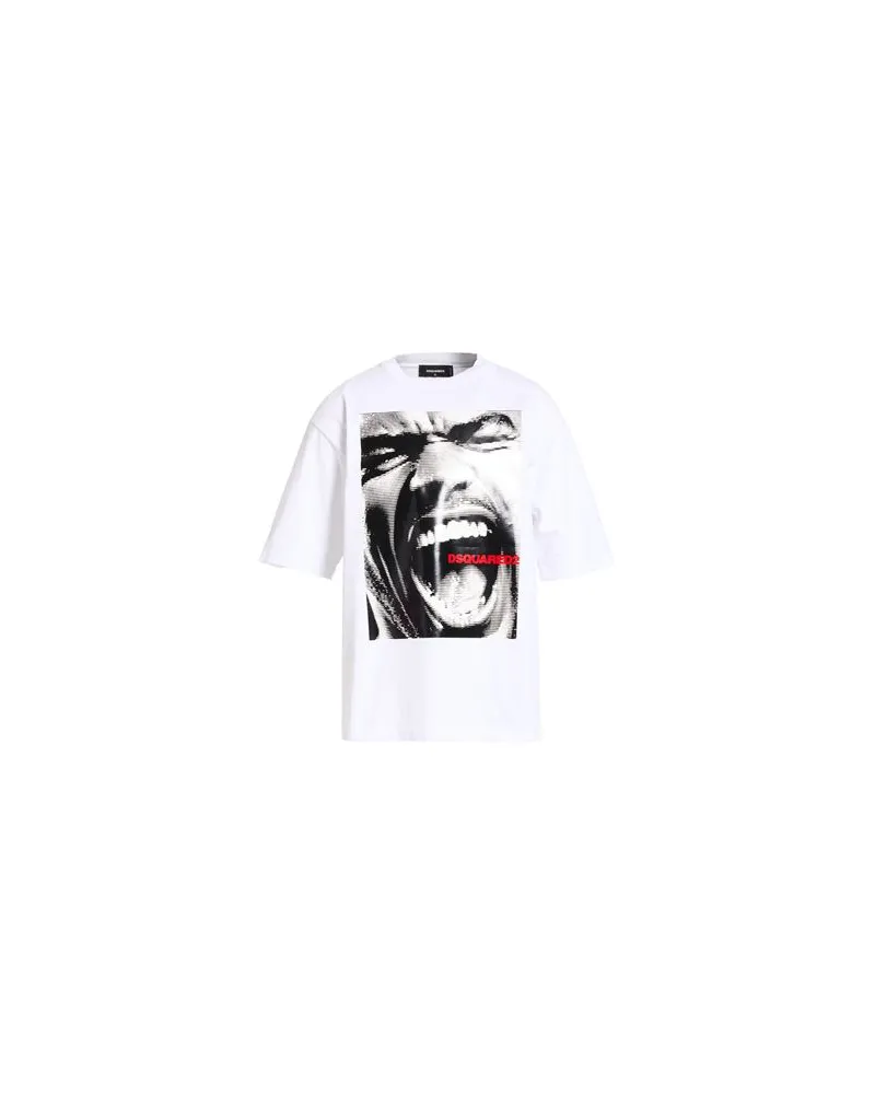 Dsquared2 TOPS - T-shirtsauf YOOX.COM Weiß