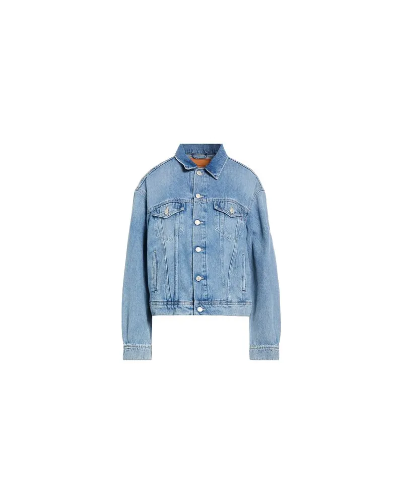 Replay JACKEN & MÄNTEL - Jeansjacken/Mäntelauf YOOX.COM Blau