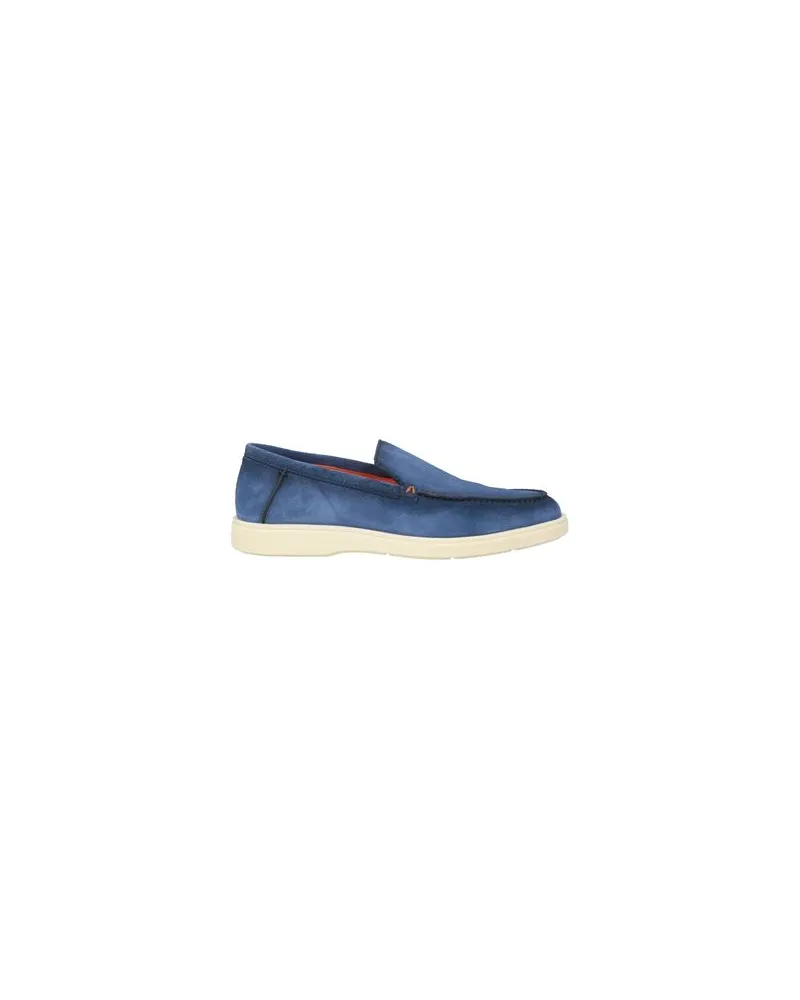 Santoni SCHUHE - Mokassinsauf YOOX.COM Blau