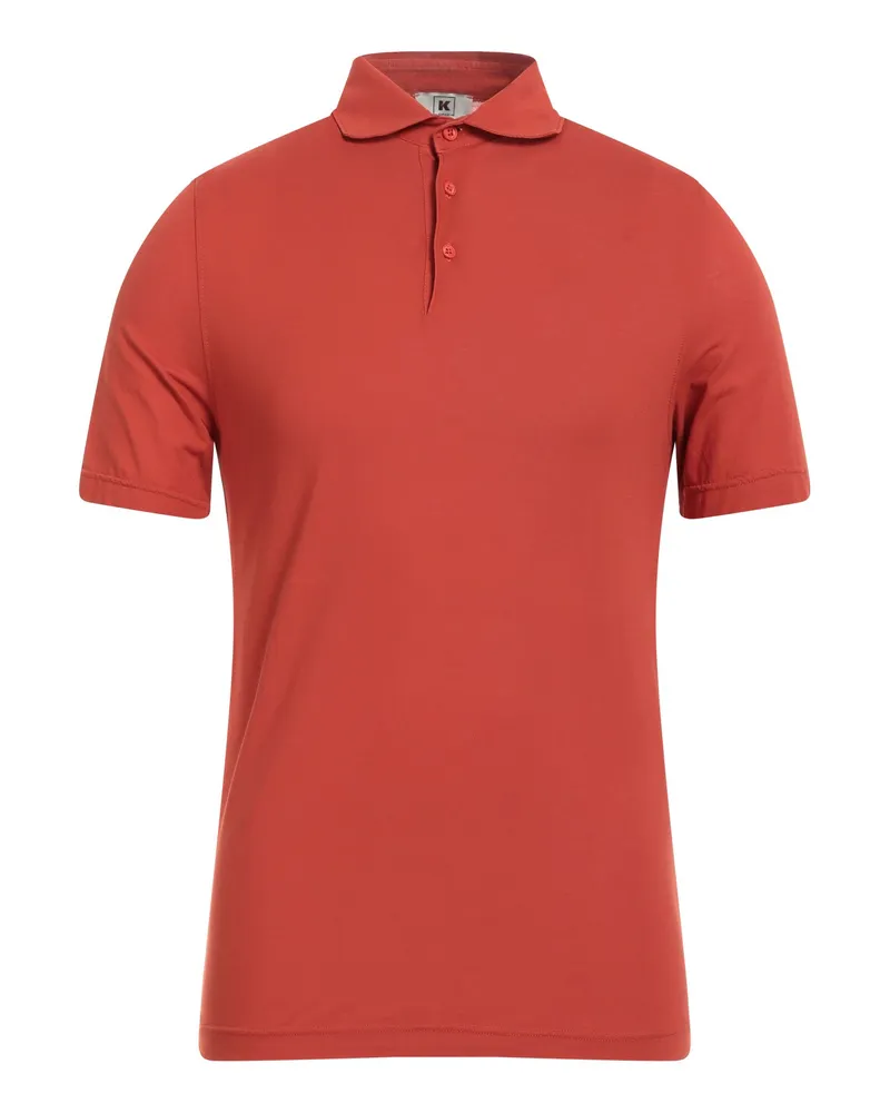 KIRED Poloshirt Rostrot