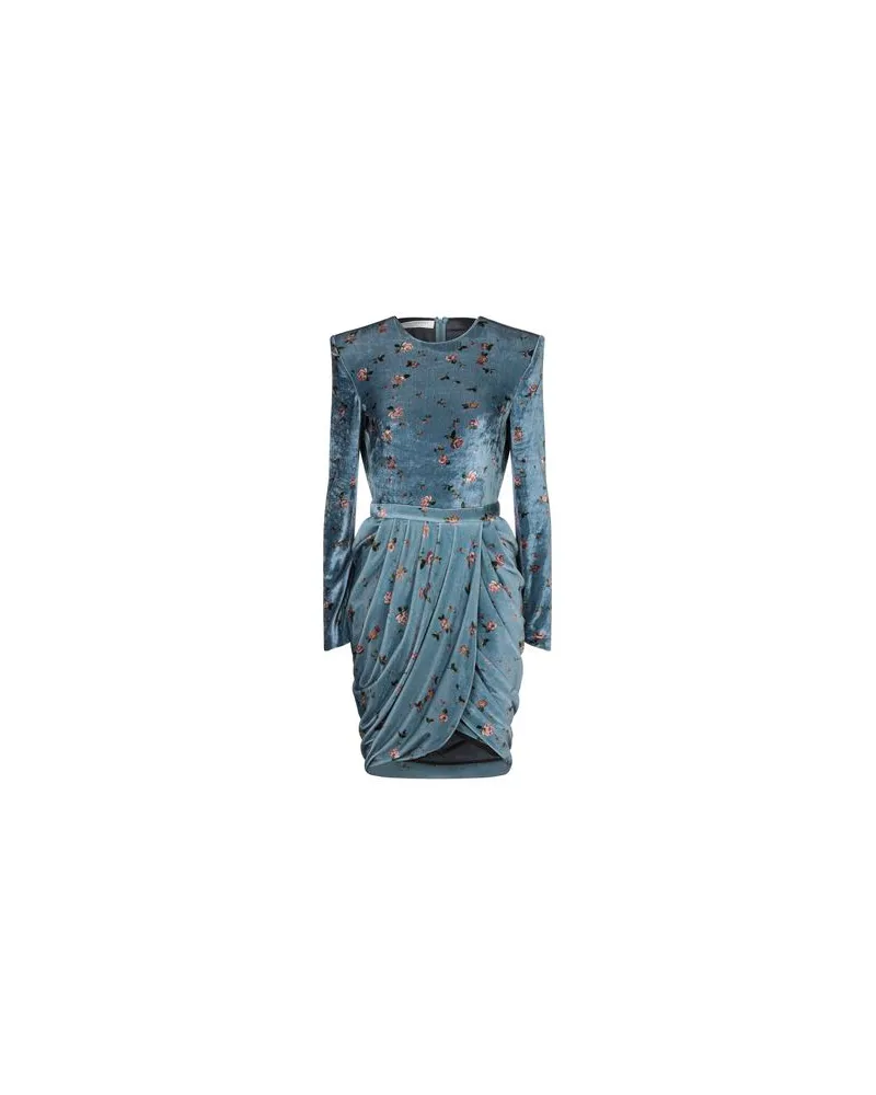 Philosophy Di Lorenzo Serafini KLEIDER - Mini-Kleiderauf YOOX.COM Taubenblau