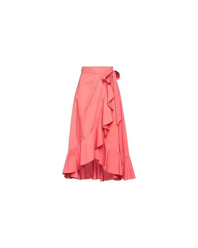 Pinko HOSEN & RÖCKE - Midi-Röckeauf YOOX.COM Koralle