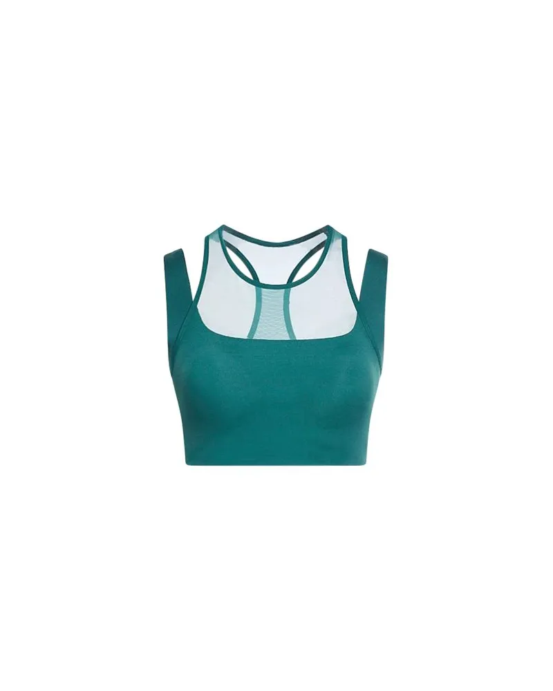 The North Face W REFINA DOUBLE-LAYER BRA - TOPS - Topsauf YOOX.COM Dunkelgrün