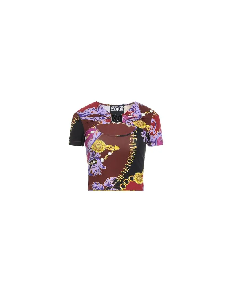 Versace Jeans TOPS - T-shirtsauf YOOX.COM Schwarz