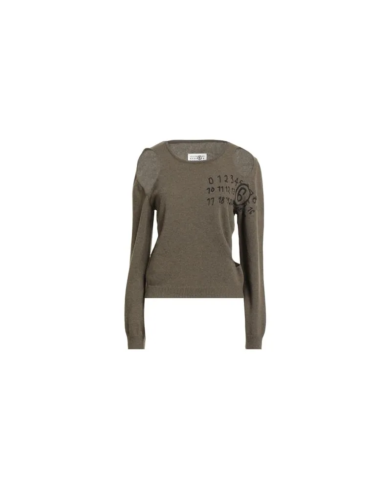 Maison Margiela STRICKWAREN - Pulloverauf YOOX.COM Militärgrün
