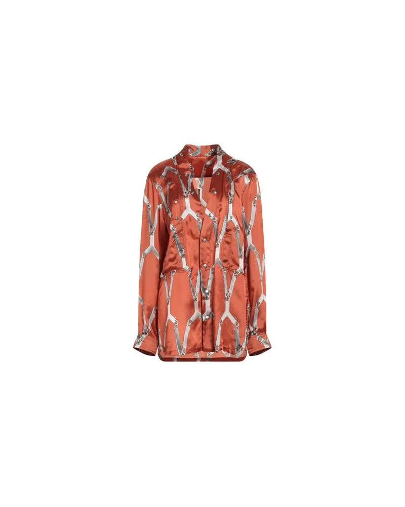 Rick Owens TOPS - Hemdenauf YOOX.COM Rostrot