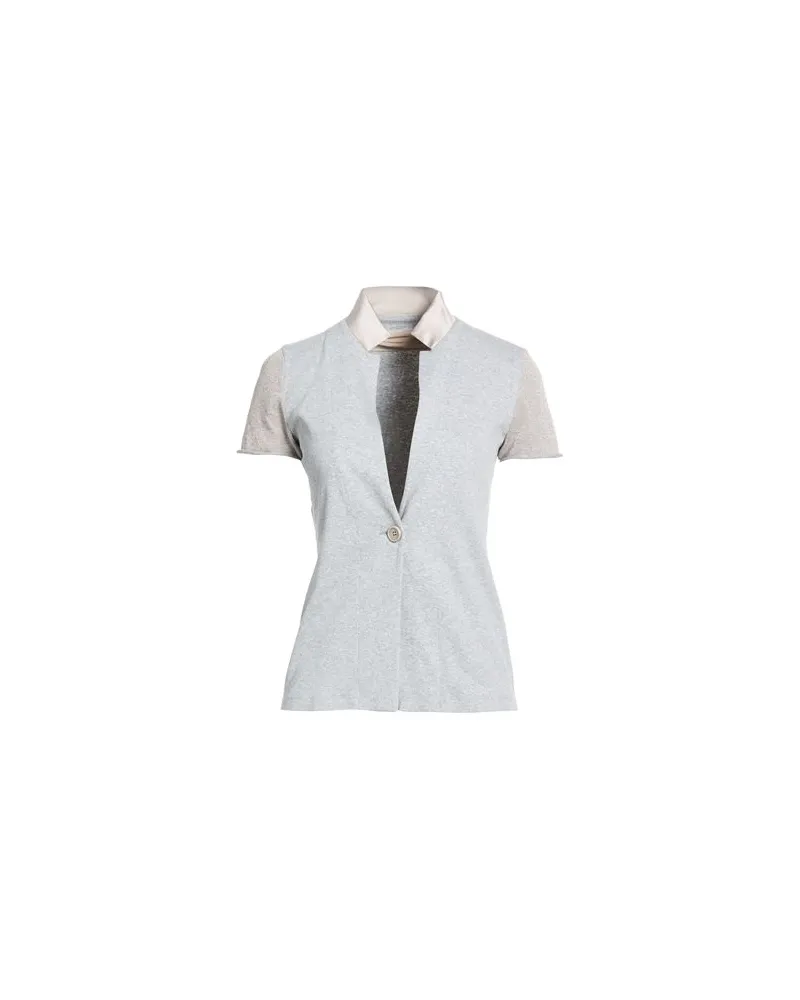 Fabiana Filippi STRICKWAREN - Strickjackenauf YOOX.COM Hellgrau