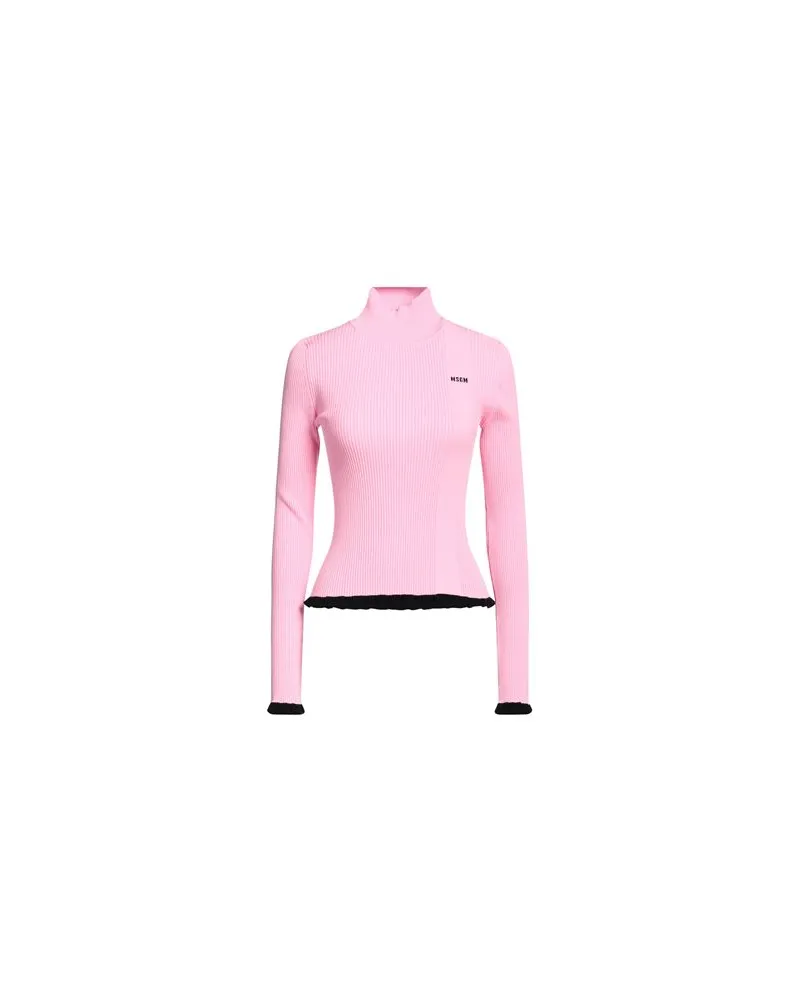 MSGM STRICKWAREN - Rollkragenpulloverauf YOOX.COM Rosa