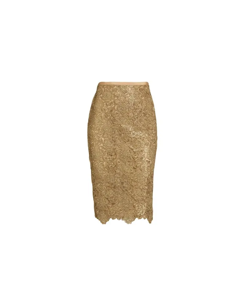 Valentino Garavani HOSEN & RÖCKE - Midi-Röckeauf YOOX.COM Gold