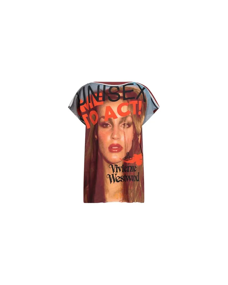 Vivienne Westwood TOPS - T-shirtsauf YOOX.COM Ziegelrot