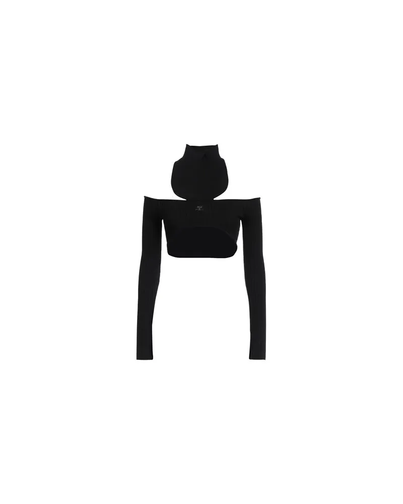 Courrèges TOPS - Topsauf YOOX.COM Schwarz