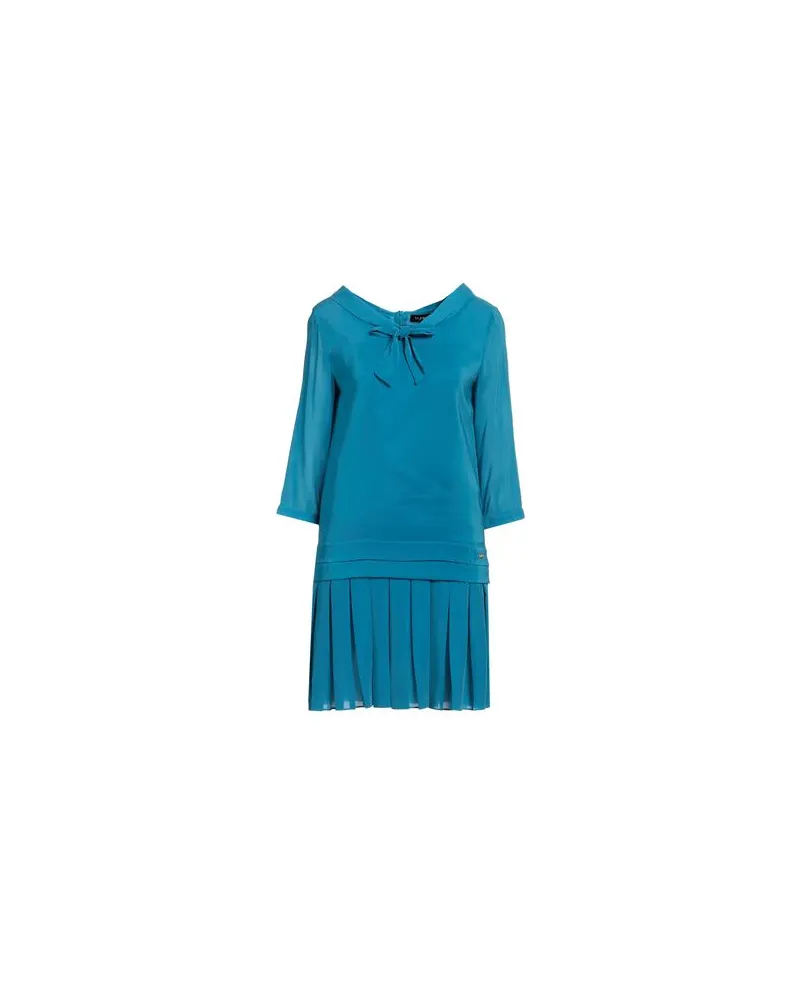 Byblos KLEIDER - Mini-Kleiderauf YOOX.COM Azurblau