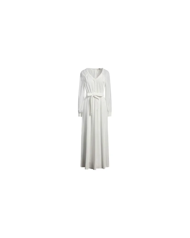 Diane von Furstenberg KLEIDER - Maxi-Kleiderauf YOOX.COM Elfenbein