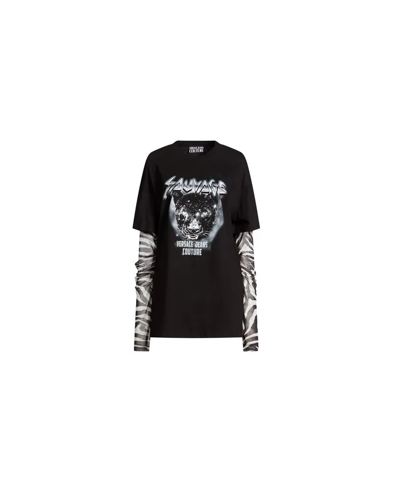 Versace Jeans TOPS - T-shirtsauf YOOX.COM Schwarz