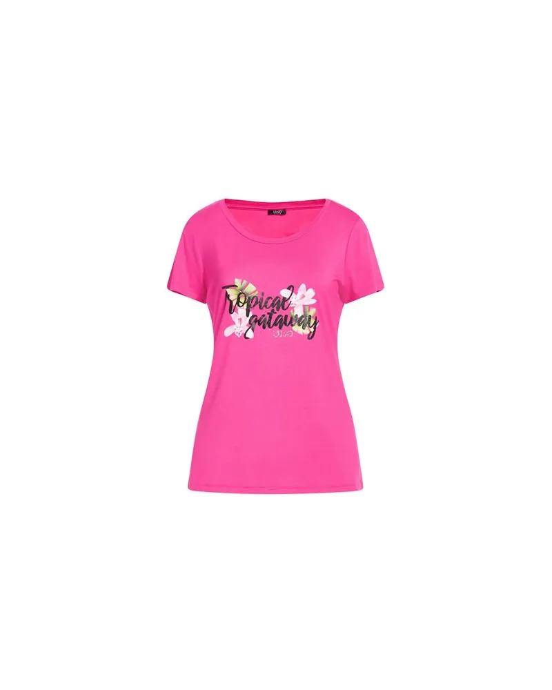 Liu Jo TOPS - T-shirtsauf YOOX.COM Fuchsia