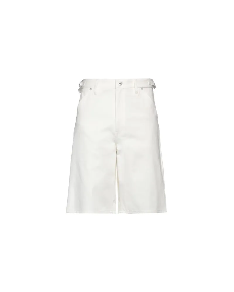 Jil Sander HOSEN & RÖCKE - Jeansshortsauf YOOX.COM Weiß