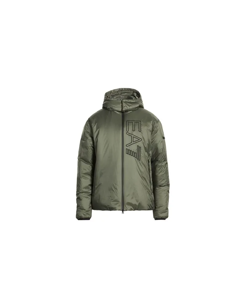 EA7 JACKEN & MÄNTEL - Pufferjacken & Daunenjackenauf YOOX.COM Militärgrün