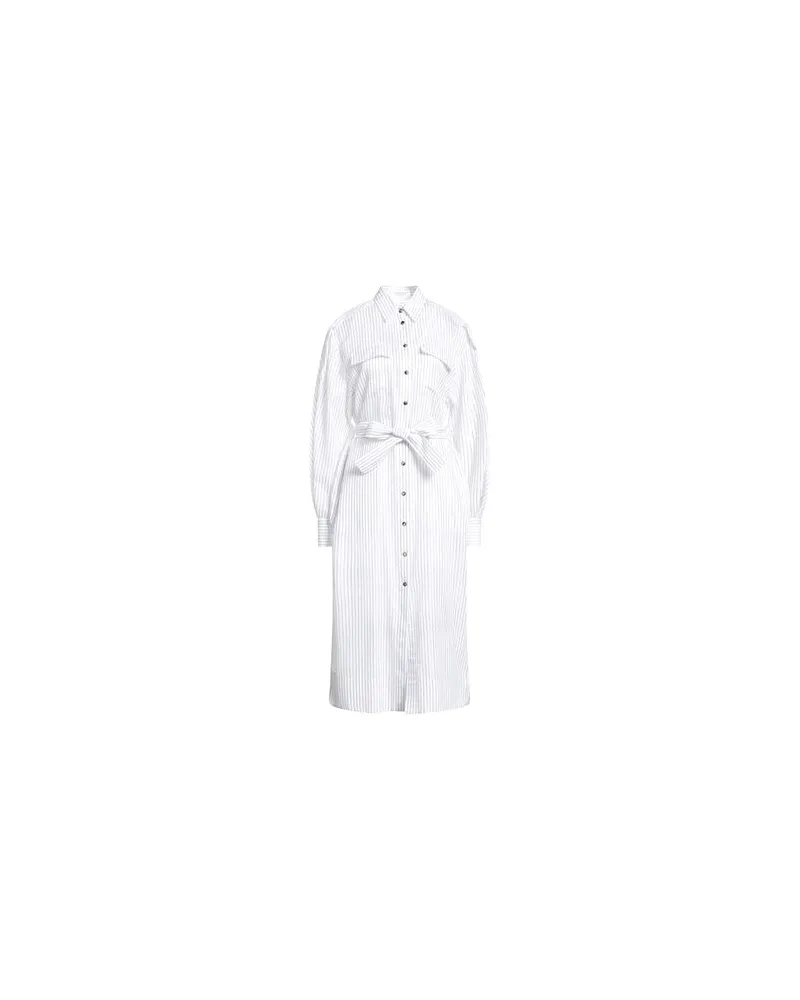 Brunello Cucinelli KLEIDER - Midi-Kleiderauf YOOX.COM Weiß