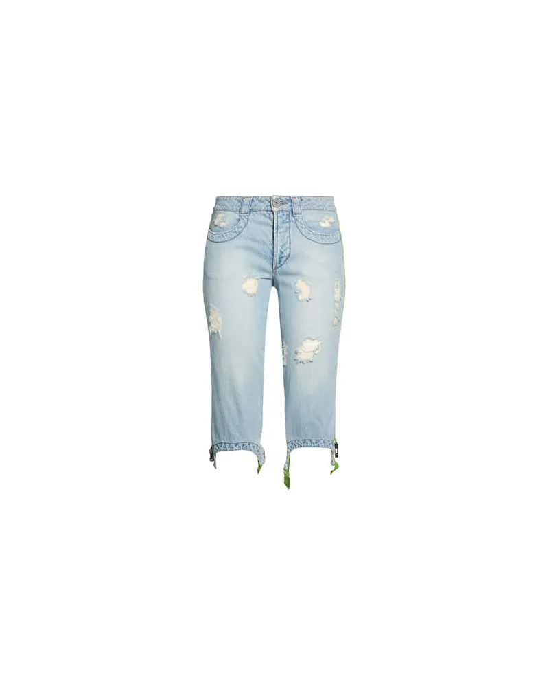 Bikkembergs HOSEN & RÖCKE - Jeansshortsauf YOOX.COM Blau