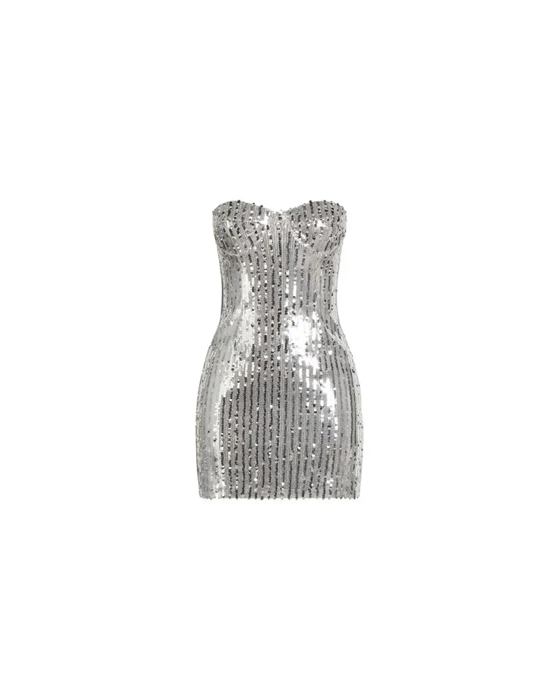 Suoli KLEIDER - Mini-Kleiderauf YOOX.COM Silber