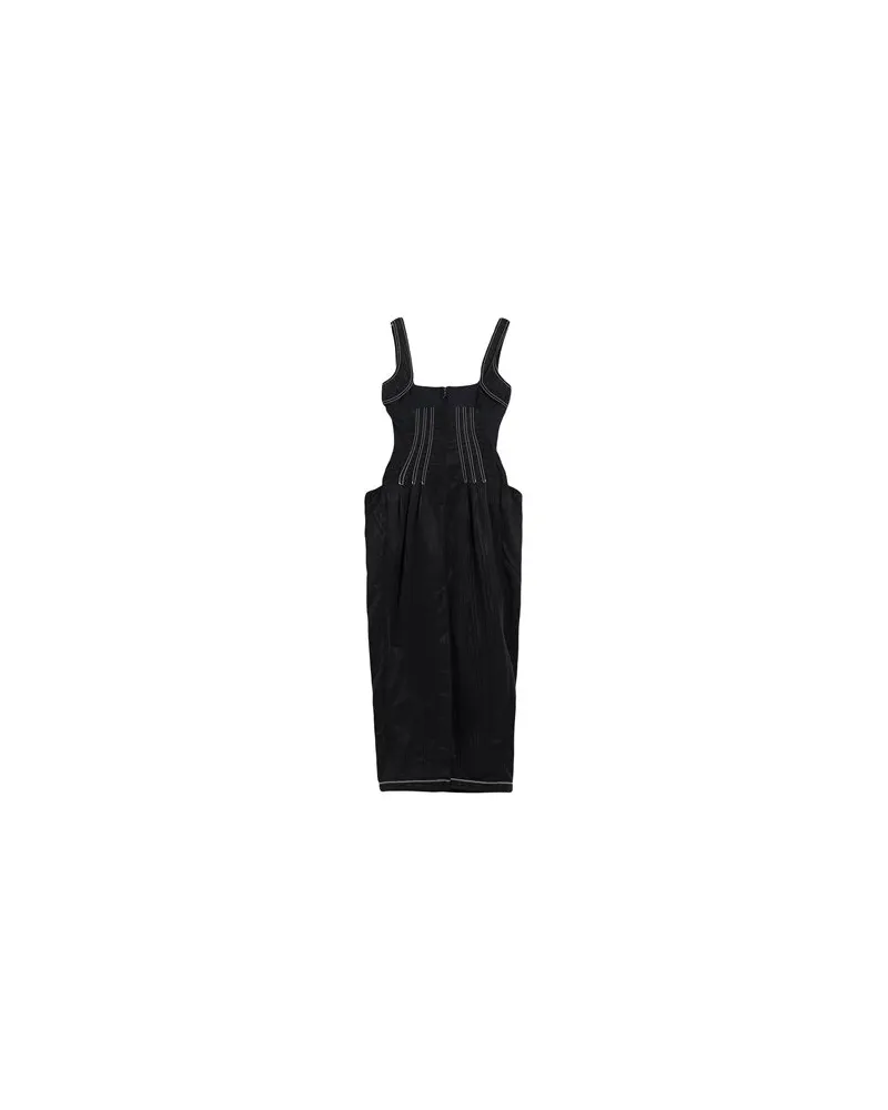 Marine Serre KLEIDER - Maxi-Kleiderauf YOOX.COM Schwarz