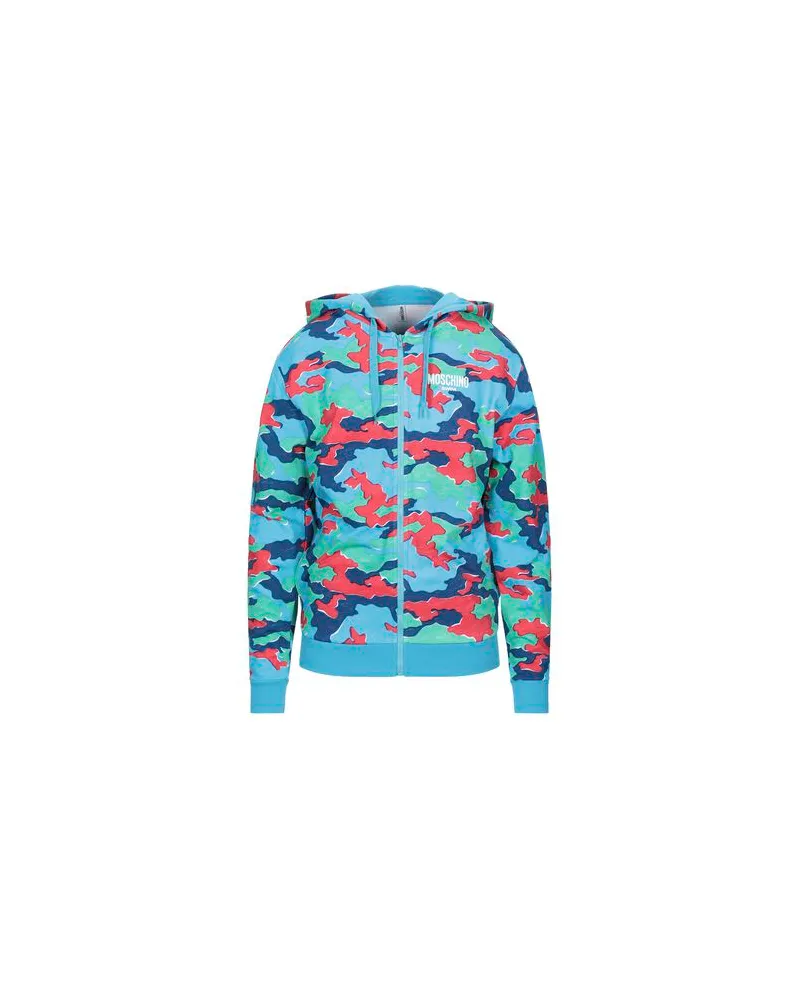 Moschino TOPS - Sweatshirtsauf YOOX.COM Azurblau