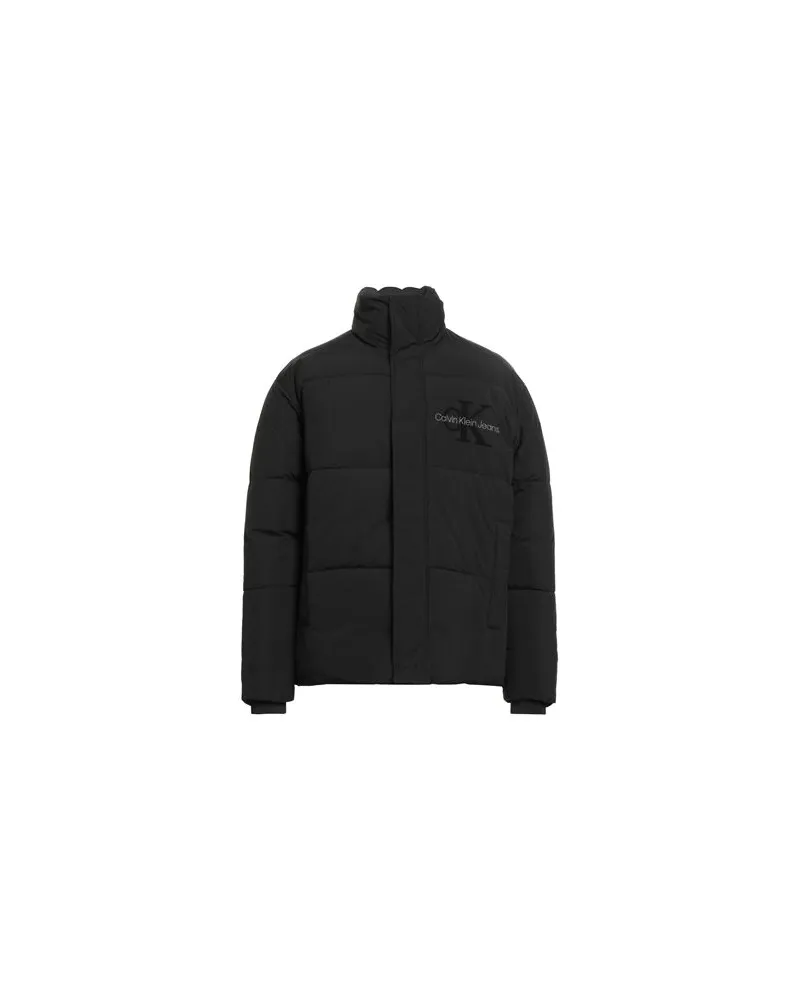 Calvin Klein JACKEN & MÄNTEL - Pufferjacken & Daunenjackenauf YOOX.COM Schwarz