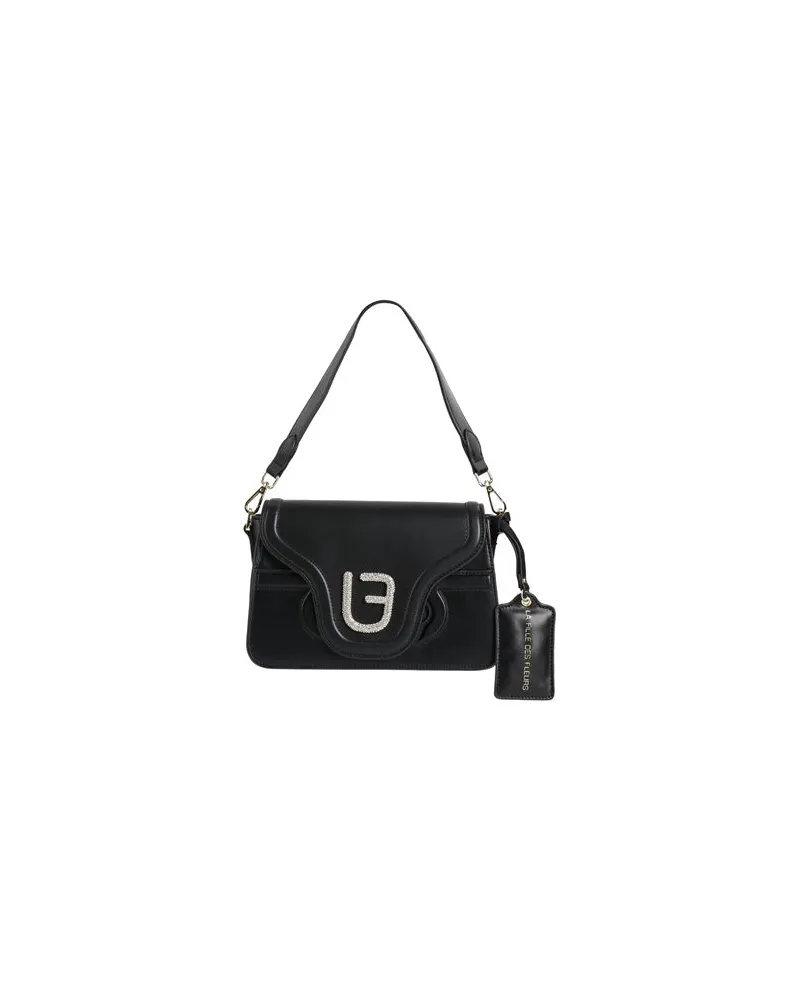 LA FILLE des FLEURS TASCHEN - Schultertaschenauf YOOX.COM Schwarz
