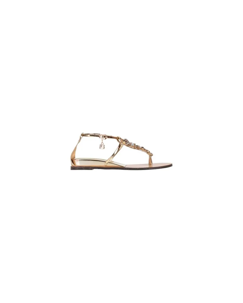 Laura Biagiotti SCHUHE - Zehentrennerauf YOOX.COM Platin