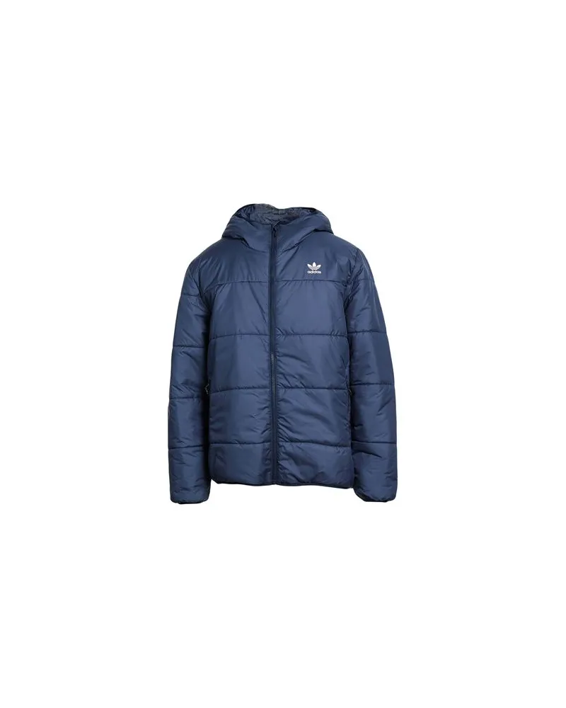 adidas JACKEN & MÄNTEL - Pufferjacken & Daunenjackenauf YOOX.COM Marineblau