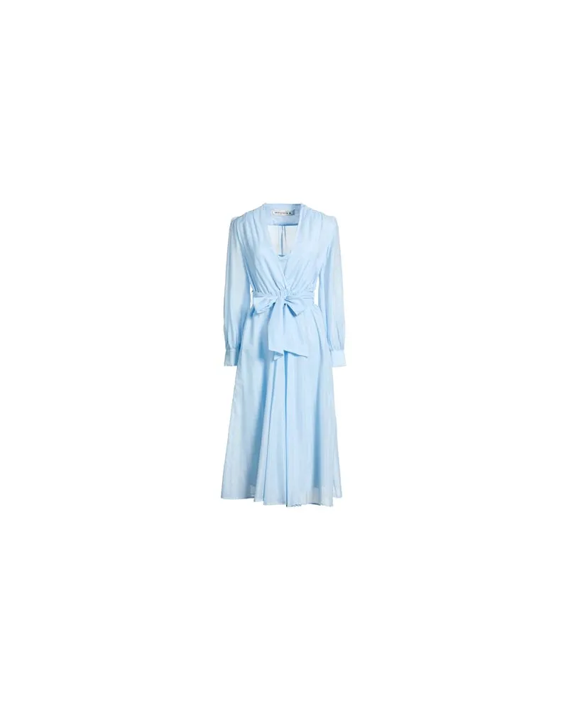 SHIRTAPORTER KLEIDER - Midi-Kleiderauf YOOX.COM Hellblau