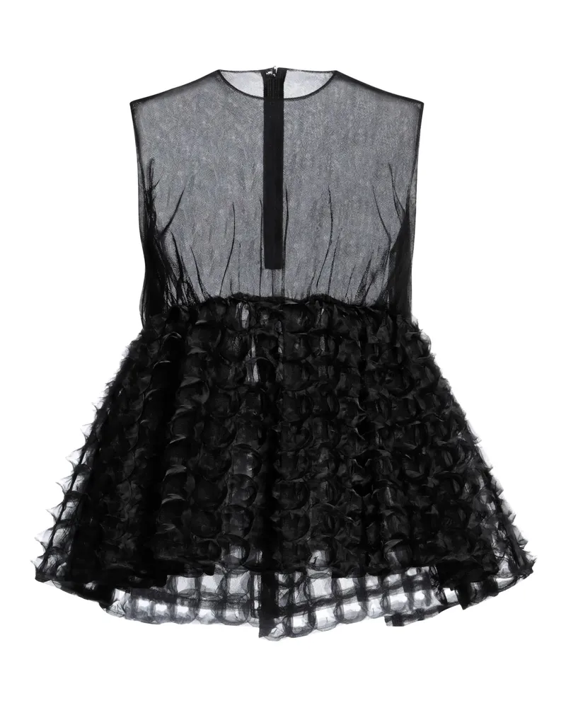 Noir Kei Ninomiya Top Schwarz