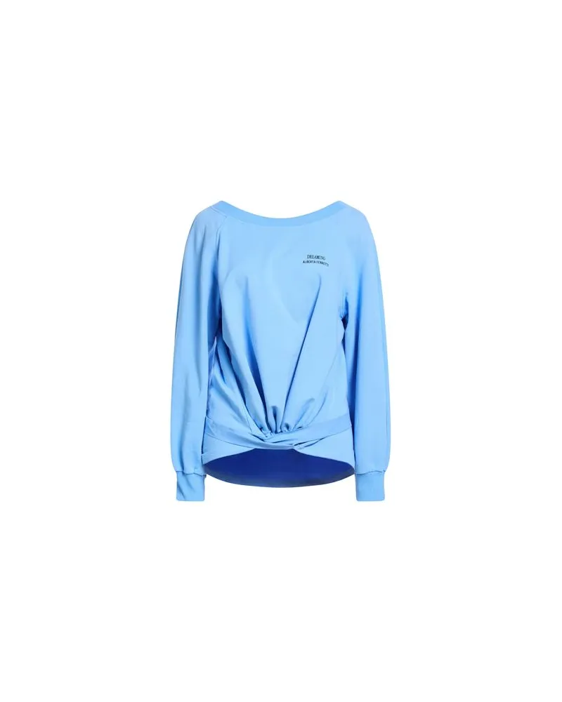 Alberta Ferretti TOPS - Sweatshirtsauf YOOX.COM Azurblau