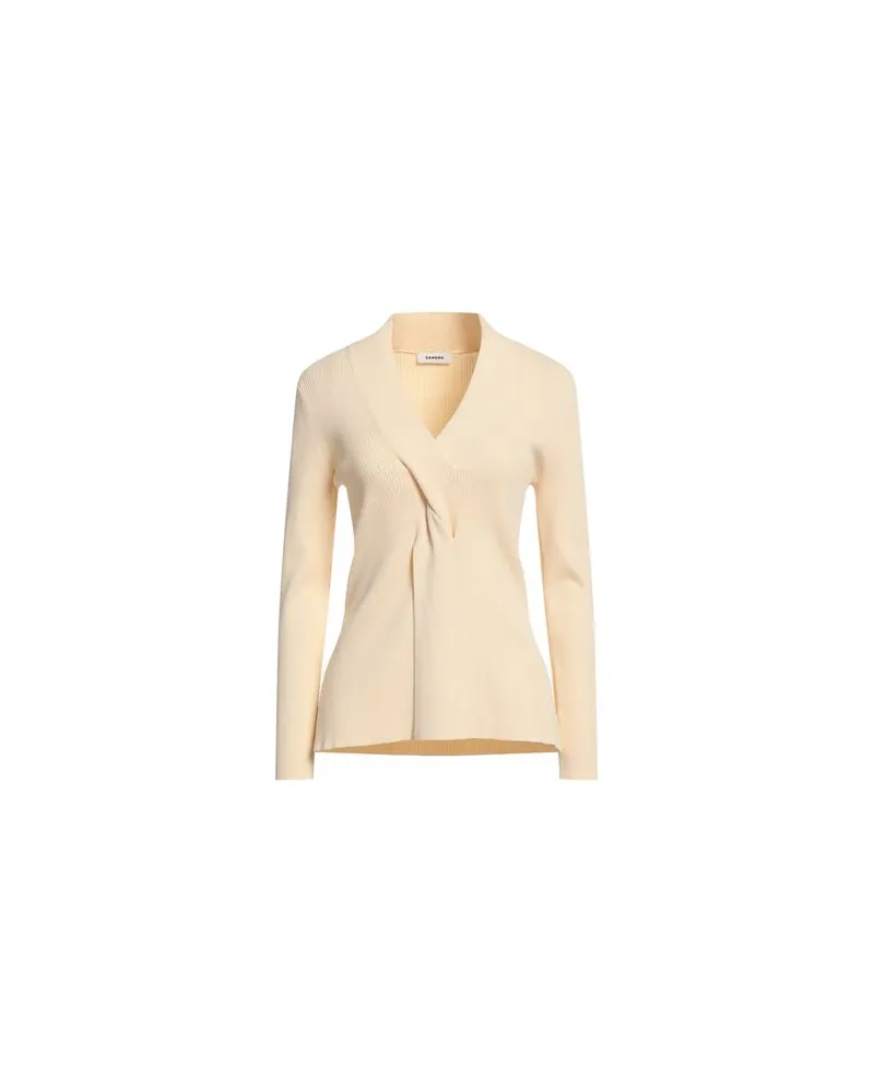 Sandro STRICKWAREN - Pulloverauf YOOX.COM Cremeweiß