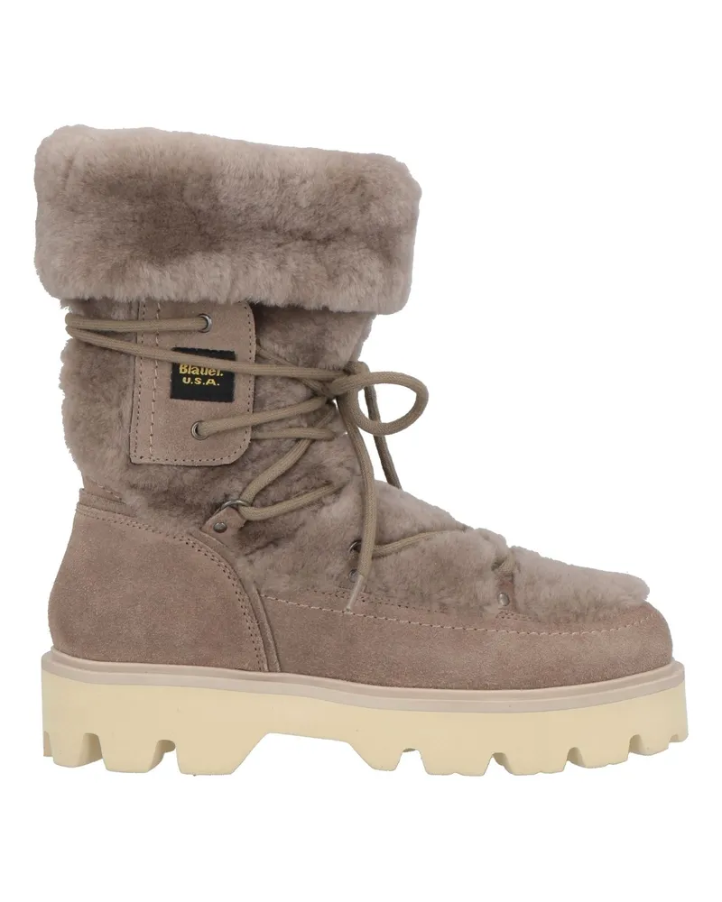 Blauer Stiefelette Khaki