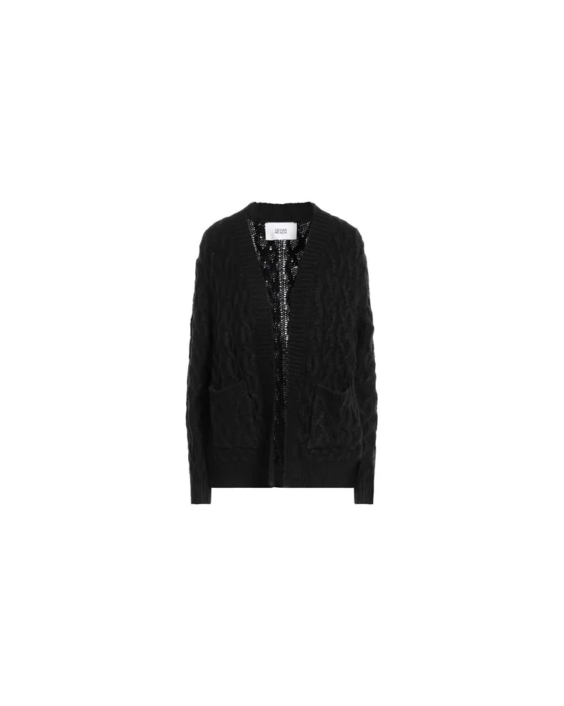 Silvian Heach STRICKWAREN - Strickjackenauf YOOX.COM Schwarz