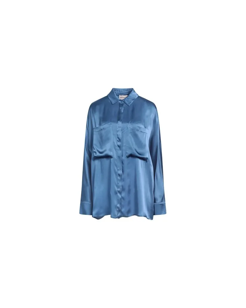 Semicouture TOPS - Hemdenauf YOOX.COM Blaugrau